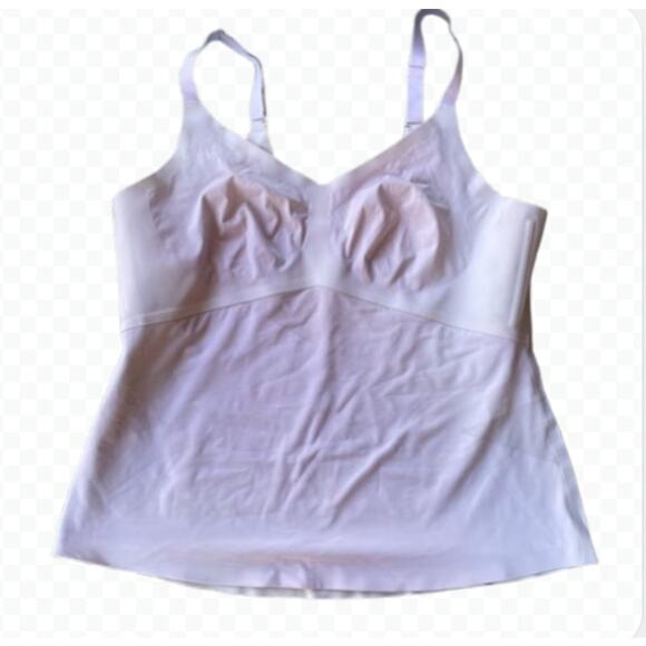 Honeylove LiftWear / Silhouette Shaping Cami Built-in Bra Nude/Pink - Size 3X - Picture 2 of 9